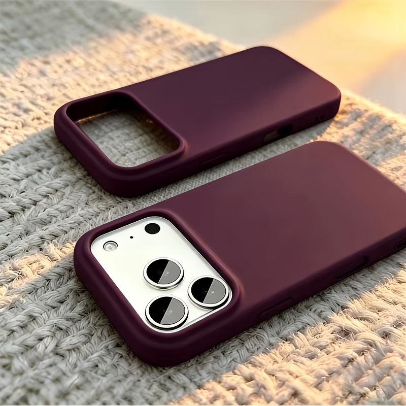 Liquid Silicone Magnetic Phone Case - غطاء هاتف أنيق مصنوع من السيليكون