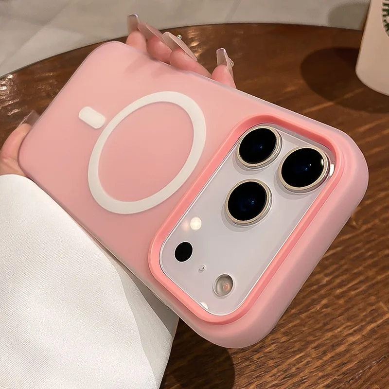 Liquid Silicone Magnetic Phone Case - غطاء حماية فاخر 2 في 1
