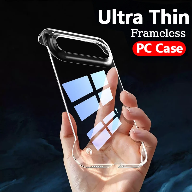 Ultra Thin Frameless Phone Cover - غطاء هاتف شفاف فائق النحافة بدون