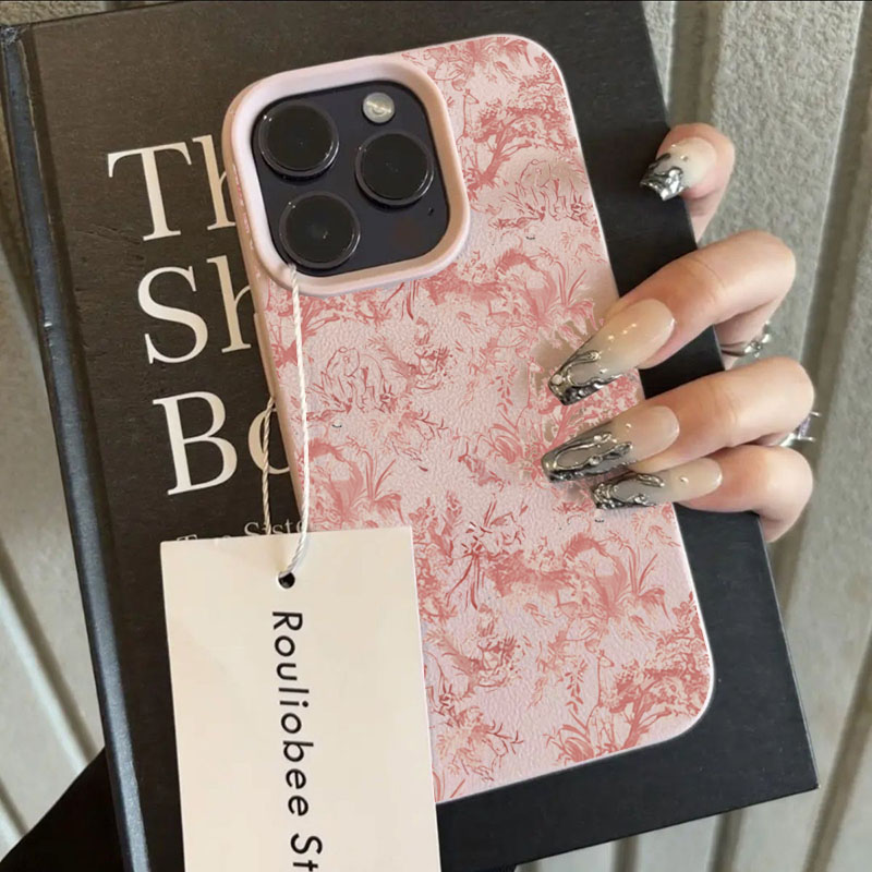 غطاء هاتف بتصميم زهري وردي عتي - مراجعة Vintage Floral Pattern Soft Case وسعره