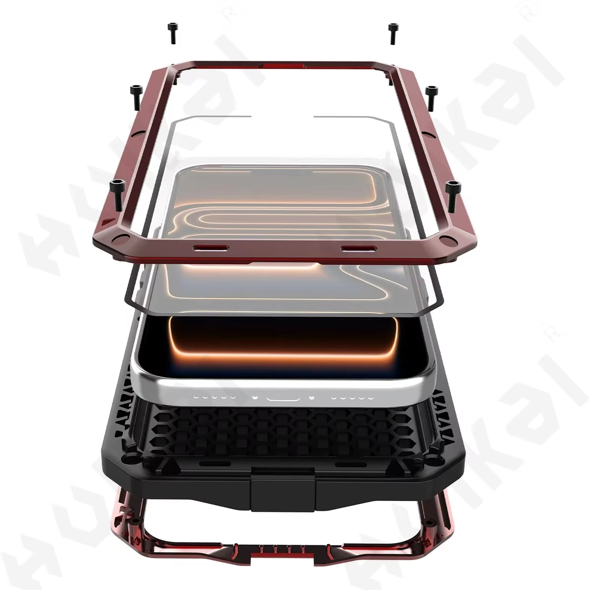 غطاء حماية متين من المعدن بتصم - مراجعة Heavy Duty 360 Full Body Protective Case وسعره