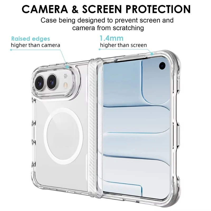 غطاء هاتف شفاف من البولي كربون - مراجعة Clear Shockproof Bumper Case وسعره