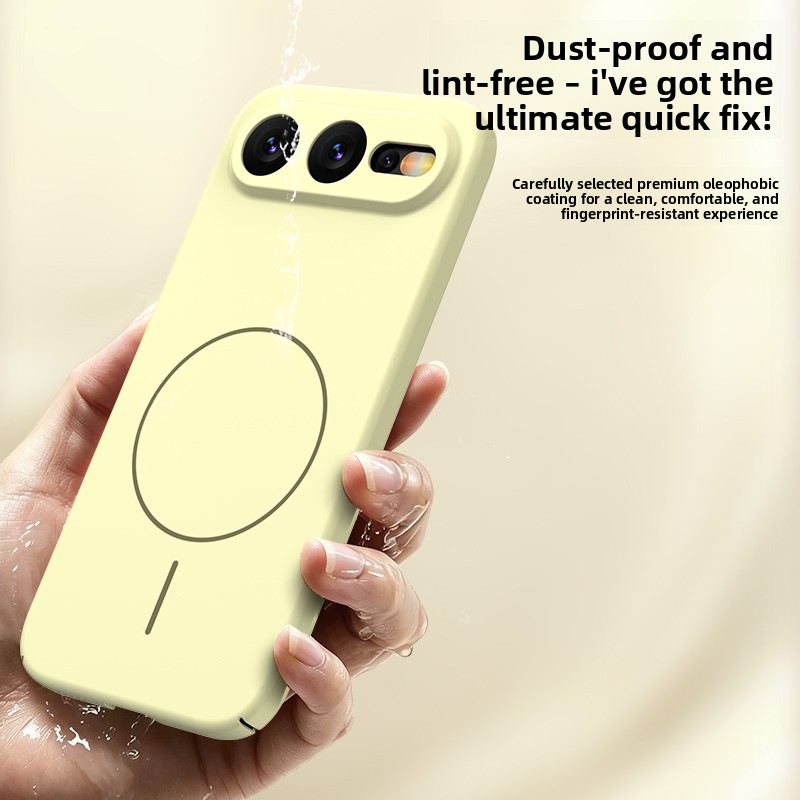 غطاء حماية مغناطيسي فاخر من ال - مراجعة Liquid Silicone Magnetic Phone Case وسعره
