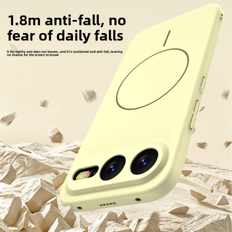 غطاء حماية مغناطيسي فاخر من ال - مراجعة Liquid Silicone Magnetic Phone Case وسعره