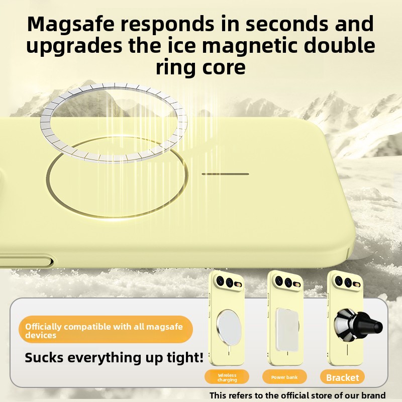 غطاء حماية مغناطيسي فاخر من ال - مراجعة Liquid Silicone Magnetic Phone Case وسعره