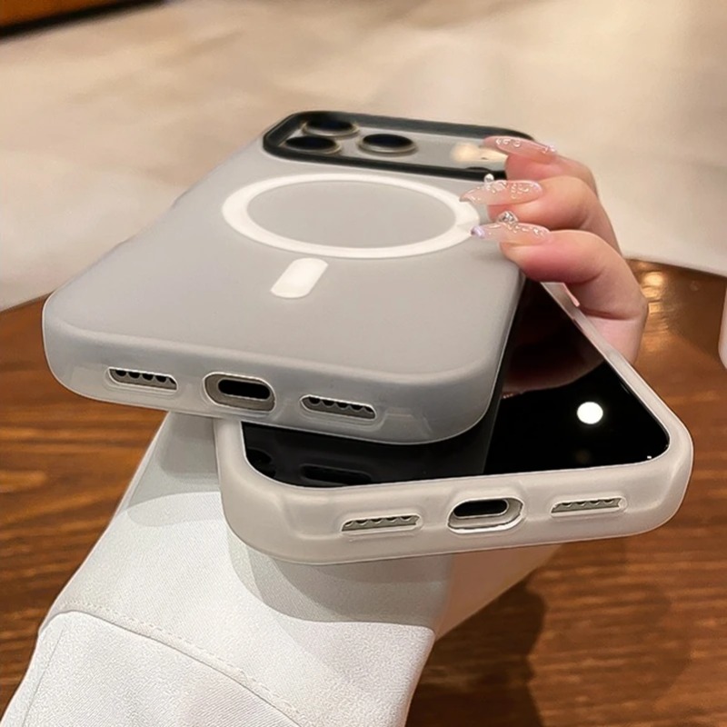 غطاء حماية فاخر 2 في 1 مغناطيس - مراجعة Liquid Silicone Magnetic Phone Case وسعره