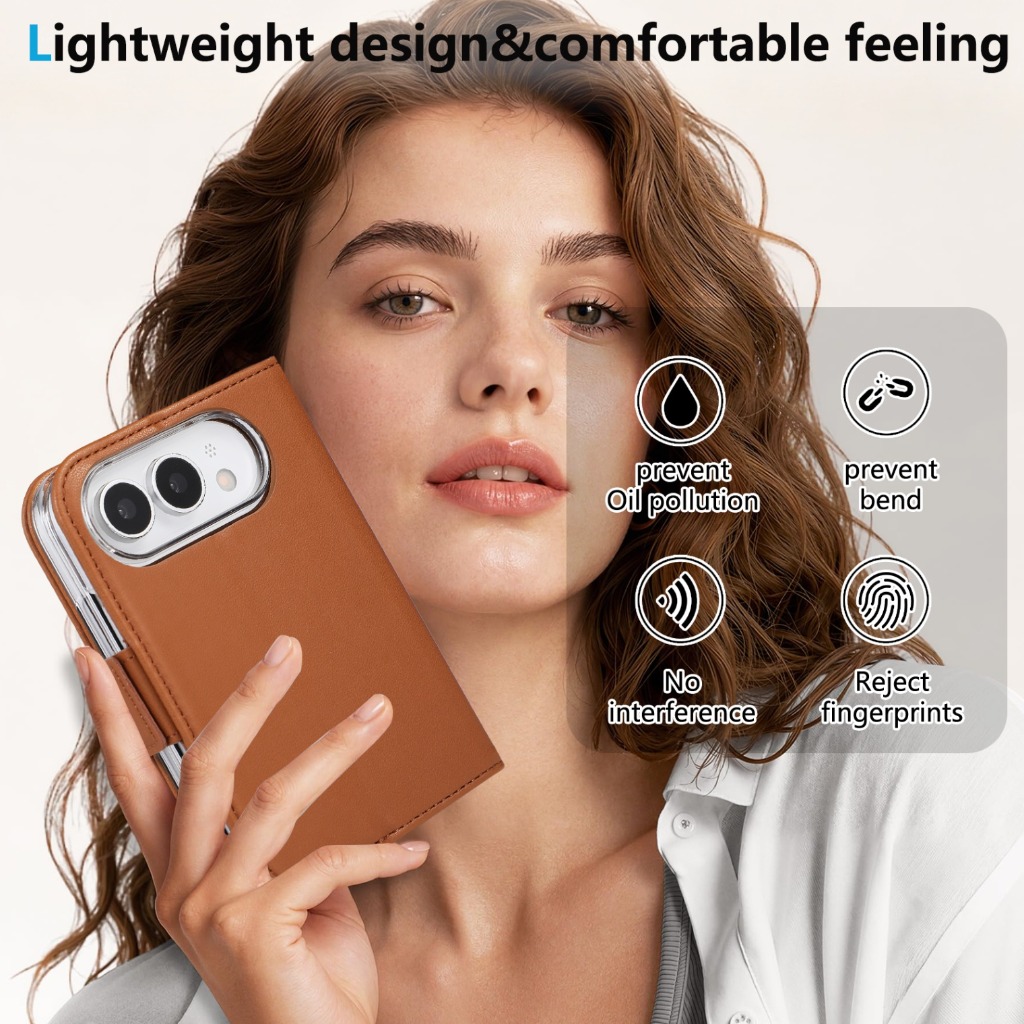 حافظة هاتف قابلة للطي مع حامل  - مراجعة Leather Wallet Card Holder Phone Cover وسعره