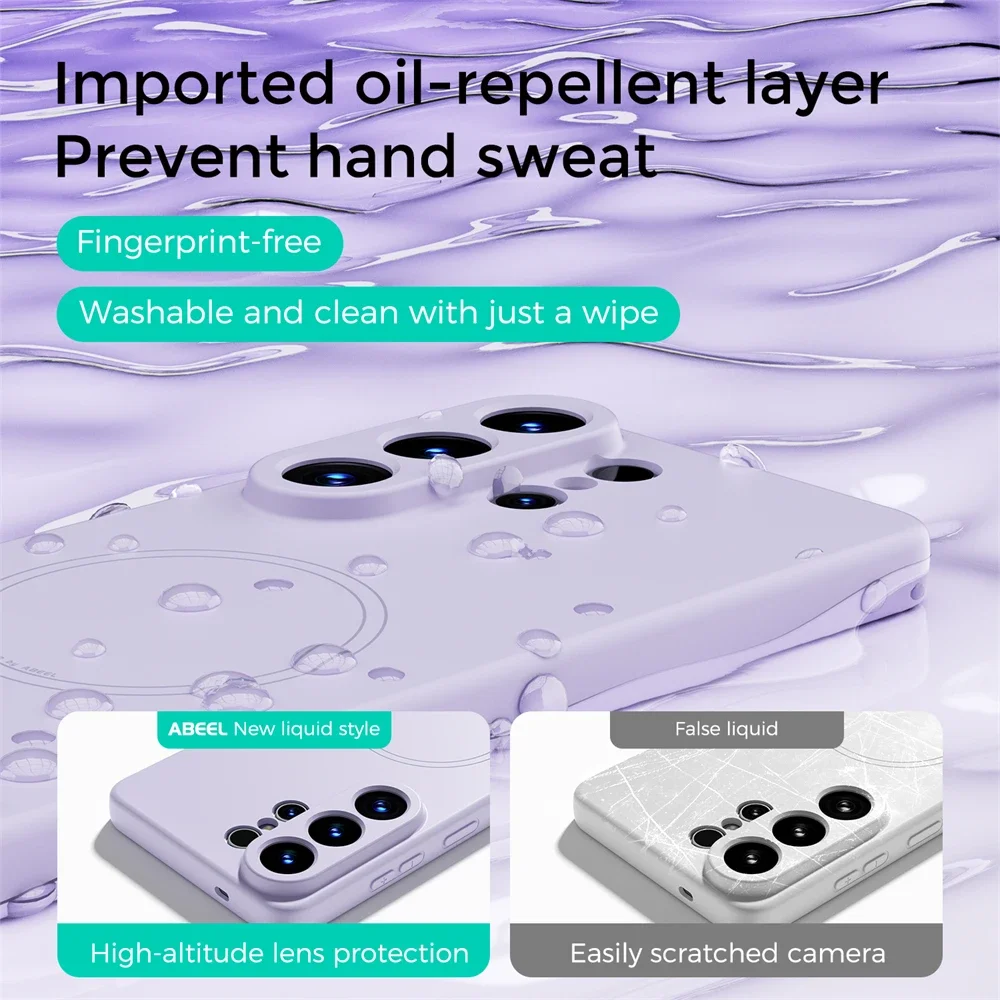 غطاء هاتف سيليكون سائل عالي ال - مراجعة Liquid Silicone Magnetic Phone Case وسعره