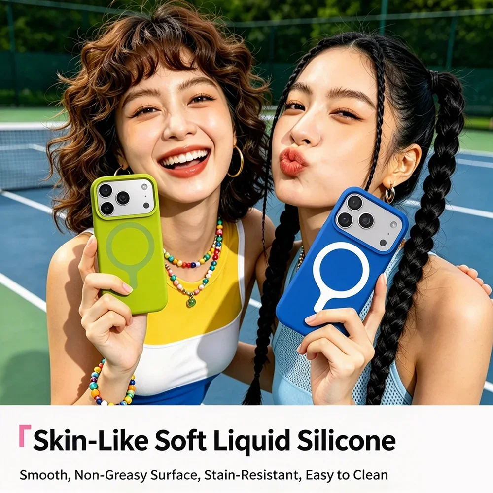 غطاء هاتف HANNUO المغناطيسي ال - مراجعة Liquid Silicone Magnetic Phone Case وسعره