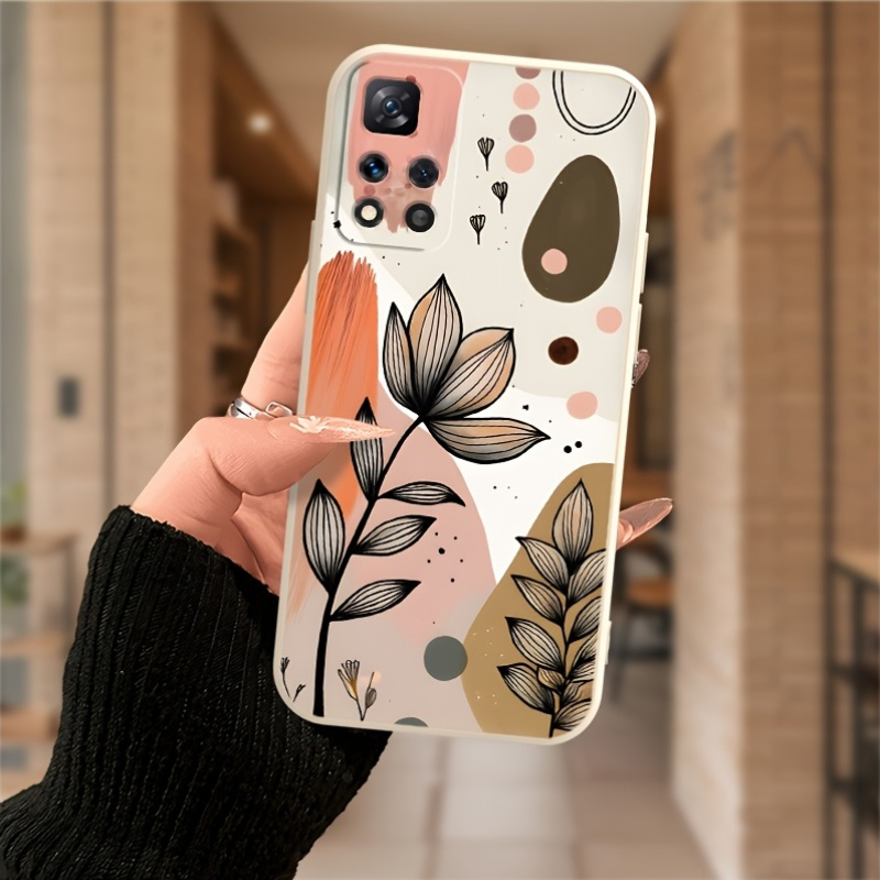 غطاء هاتف مرن من المطاط الناعم - مراجعة Vintage Floral Pattern Soft Case وسعره