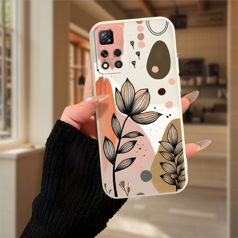 غطاء هاتف مرن من المطاط الناعم - مراجعة Vintage Floral Pattern Soft Case وسعره