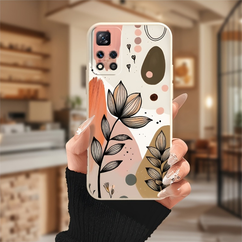 غطاء هاتف مرن من المطاط الناعم - مراجعة Vintage Floral Pattern Soft Case وسعره